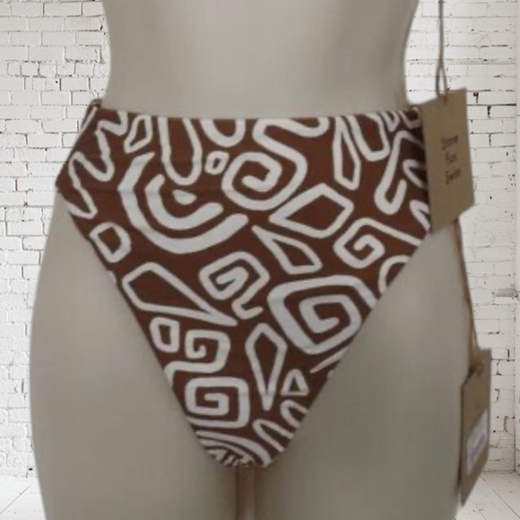 Stone Fox Swim Other - Stone Fox Swim Sumatra Bikini Bottom XS NWT Rawhide Swirl + Recycled Nylon